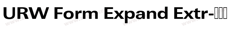 URW Form Expand Extr字体转换